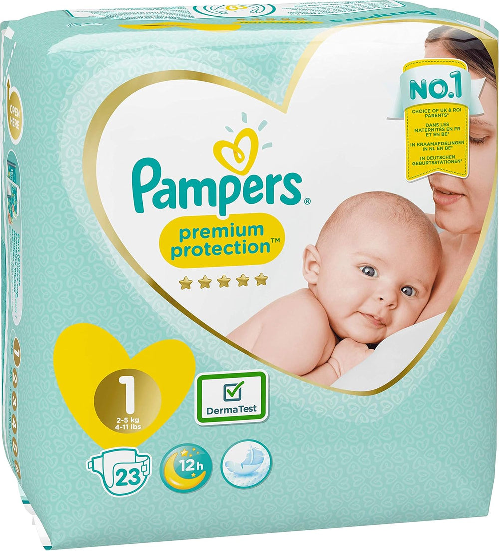 Pampers Premium Protection New Baby pelenka, 1-es méret (újszülött), 22 db