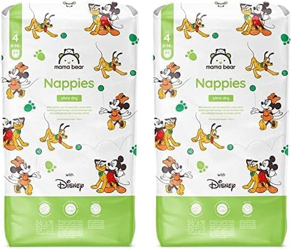 Amazon márka: Mama Bear Disney Ultra Dry pelenkák, 3-as méret (4-9 kg) - Havi doboz, fehér, 172 darab (2 86 darabos csomag)