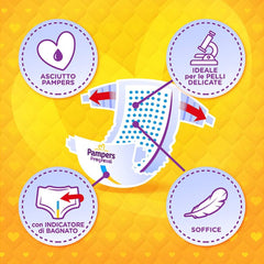 Pampers Progressi & Fit Prime Midi pelenka, rövid formátum, 162 pelenka, 3-as méret (4-9 kg), ajándékba 1 hónapos online tagság az edzőterembe