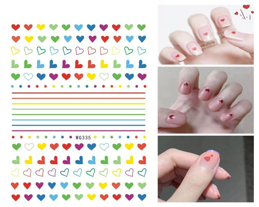 12 Blatt Nagelsticker Süß Kinder Nagelaufkleber Selbstklebend Weihnachtsblumen Blätter Tiere Pflanzen Früchte Nail Art Sticker Dekoration Nageldesign Zubehör