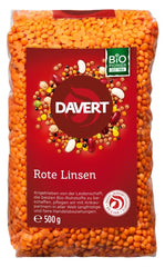 Davert egész vöröslencse (1 x 500 g) - Bio