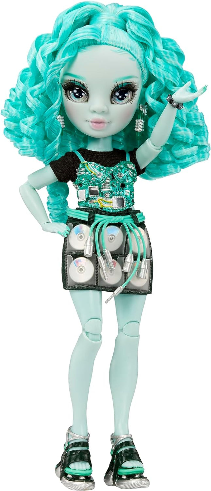 Rainbow High Shadow High Serie 3 - Berrie Skies - Grüne Modepuppe - Modisches Outfit und mehr als 10 Bunte Spielaccessoires - Ideal für Kinder von 4-12 Jahren und Sammler