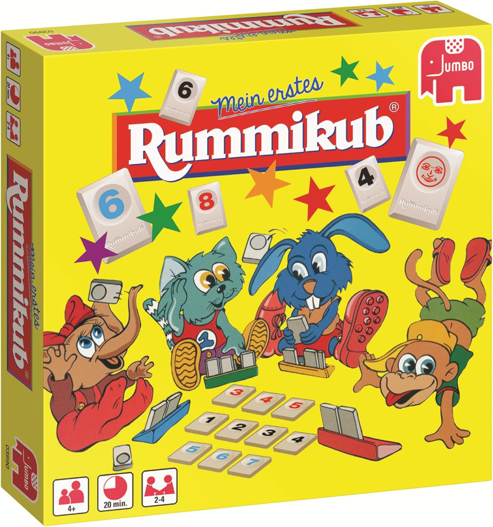 Jumbo Spiele Original Rummikub Classic - der Spieleklassiker unter den Gesellschaftsspielen - für Erwachsene und Kinder ab 7 Jahren JUM17571 Többszínű 2,7 x 3,7 cm
