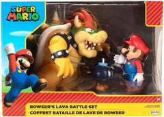 Nintendo Super Mario Bowser 18 cm vs. Mario figurakészlet (1. hullám) Akciófigurák Naty Shop