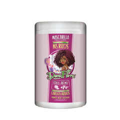 Mască de păr Mis Rizos 1000ml - Îngrijire profundă pentru părul creț și ondulat - Hidratant și anti-frizz - Fără sulfat și fără parabeni - Pentru bucle definite și moi Masca de par Naty Shop Titlu implicit
