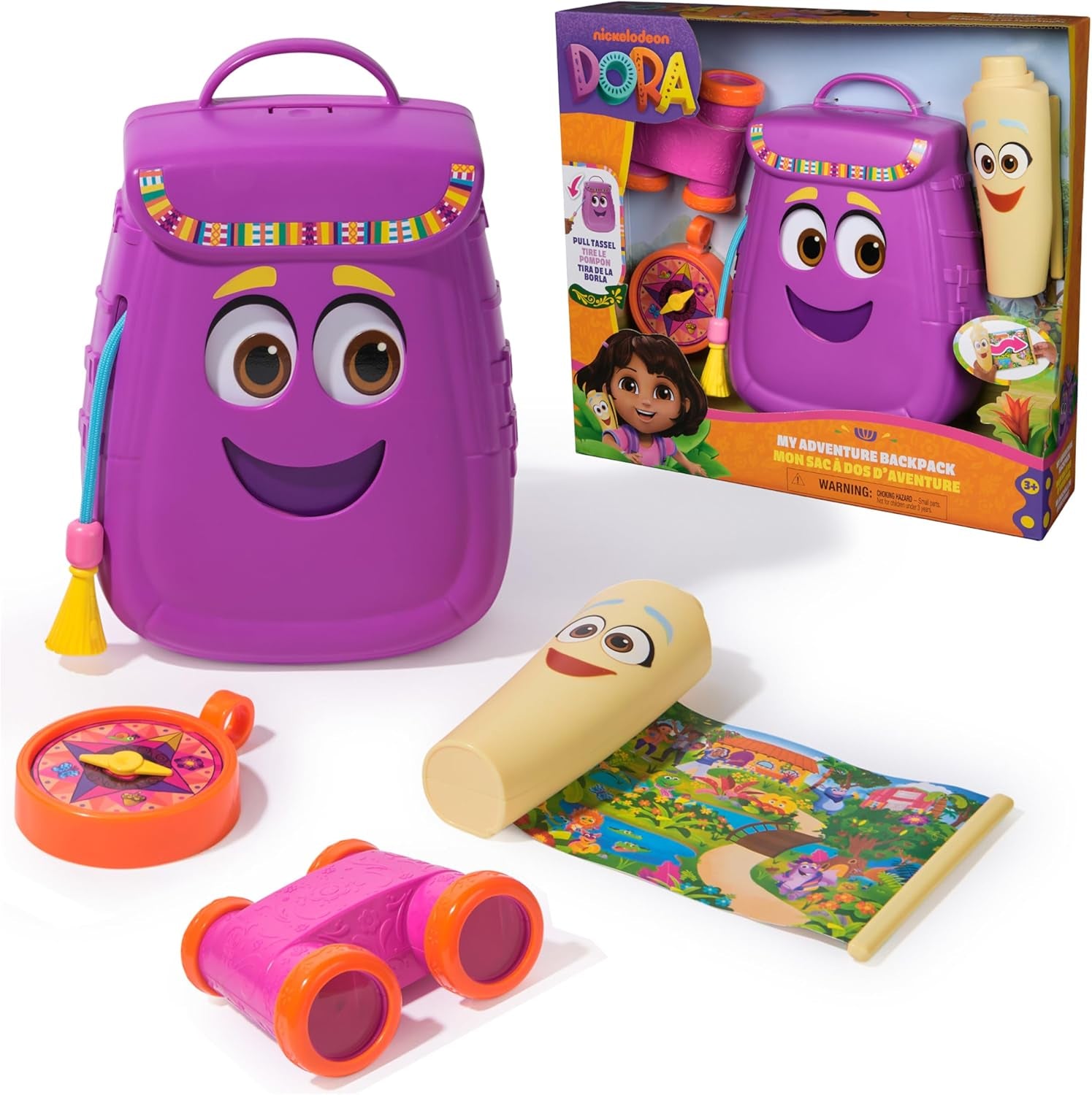 Dora - Beste Freundin Puppe - Größe 22 cm, mit kämmbarem Haar, Rucksack und AFFE Boots, bekannt aus der beliebten TV-Serie, für Kinder ab 3 Jahren