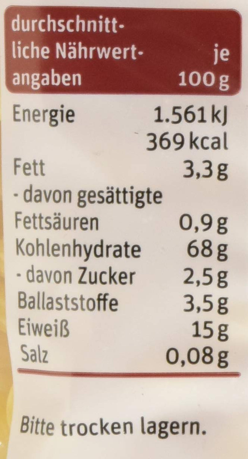 tegut... Tojásos tészta, dugóhúzó, 1 x 500 g