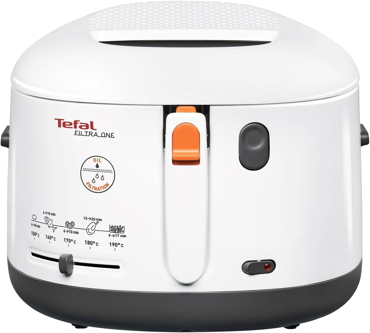 Tefal FF1631 Filtra One olajsütő, 1900 W, Kapacitás 1,2 kg Készülékek Naty Shop White