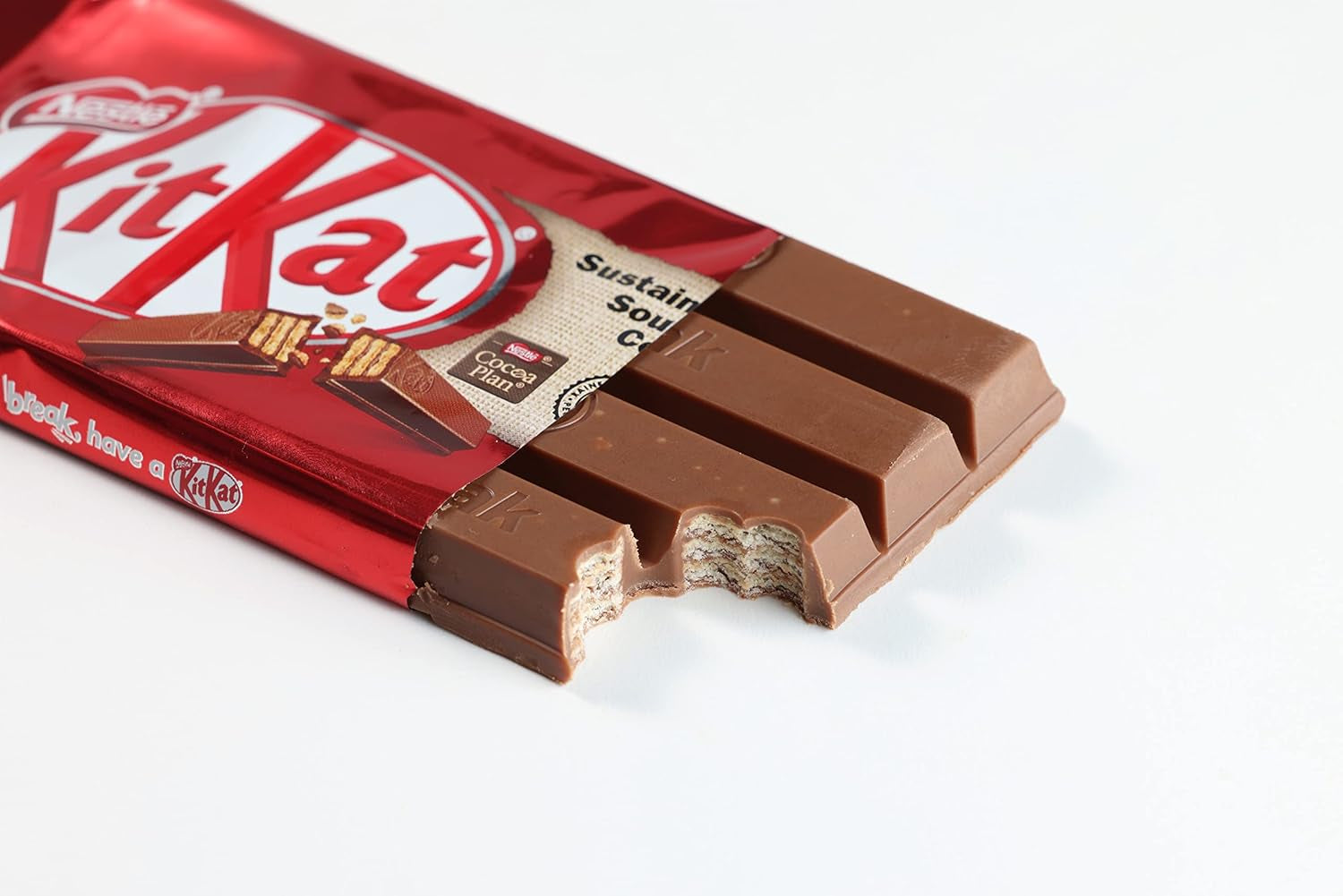 Nestlé klasszikus csokoládészeletek, tejcsokoládé ropogós ostyaszeletek, 48 darabos (24 x 41,5 g) csomag