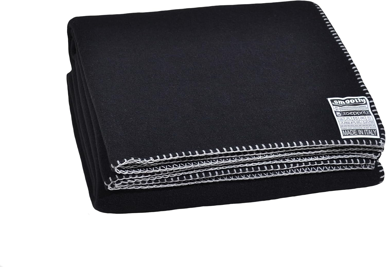 Zoeppritz din 1828 Pătură din fleece Smoothy - Pătură confortabilă pufoasă din fleece polar - Vegan - 140X190Cm - 010 Off-White, 010 Offwhite Paturi si Cuverturi Zoeppritz Since 1828 980 negru 140X190Cm