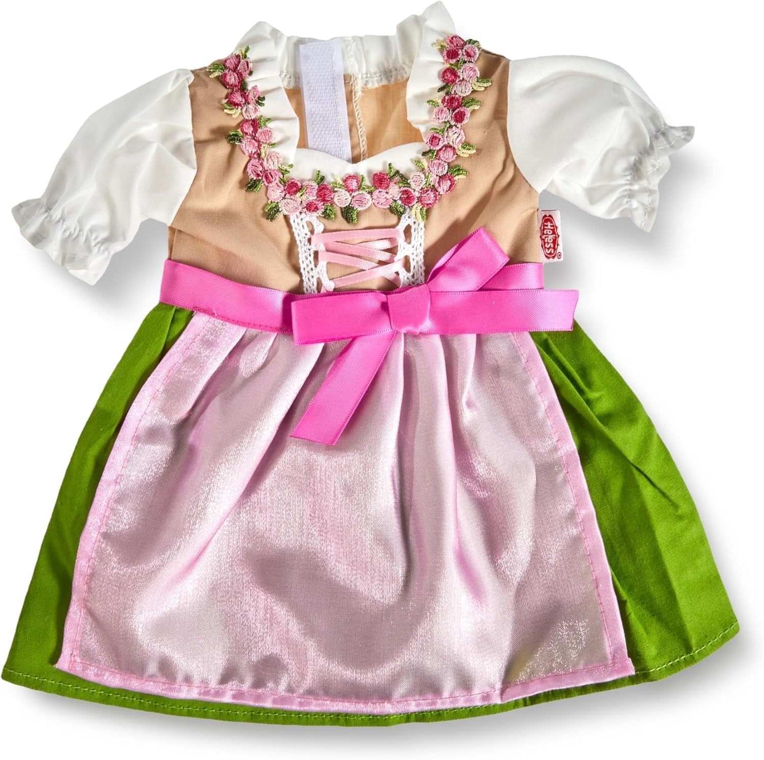 Heless 2113 - Kleid für Puppen, Dirndl Heidi, Größe 35 - 45 cm