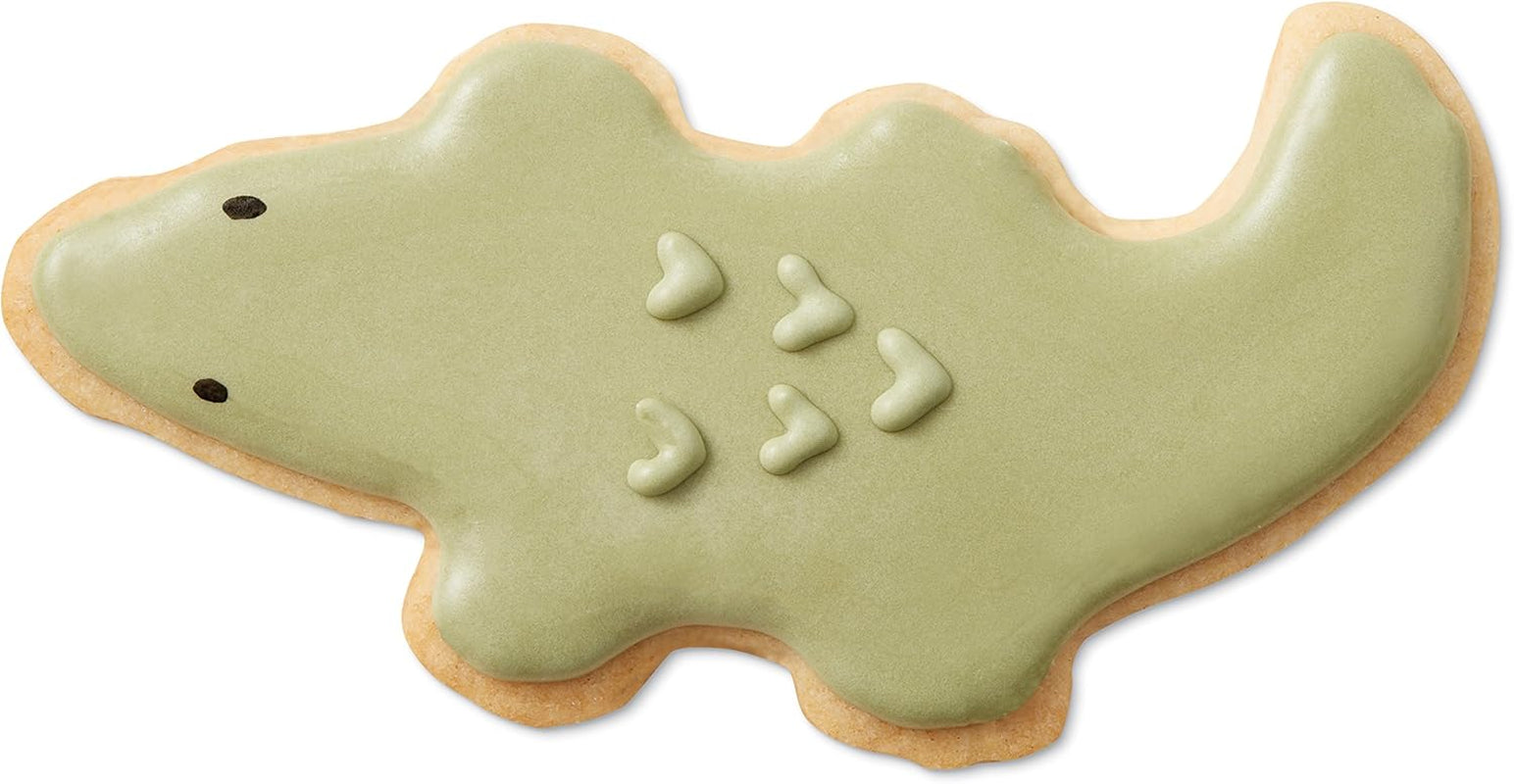 Wilton Formă de biscuiți Tropical Party, Set 3 piese: Forme de biscuiți tropicale, Forme de biscuiți: Pește, Câine, Pisică, Pasăre, Fluture și multe altele, Coacere în bucătărie, DIY - Set/50, Multicolor