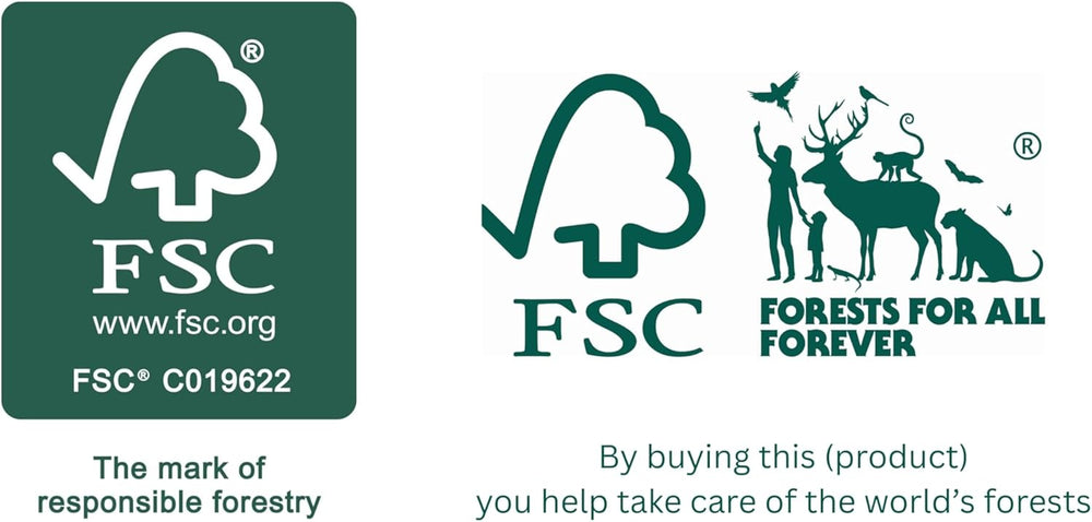 Tala Teigroller aus Buchenholz – Drehbares Nudelholz mit Griffen, glatte Oberfläche, durable & leicht zu reinigen – Perfekt für Teig, Gebäck, Brot & Pizza – FSC-zertifiziertes Holz