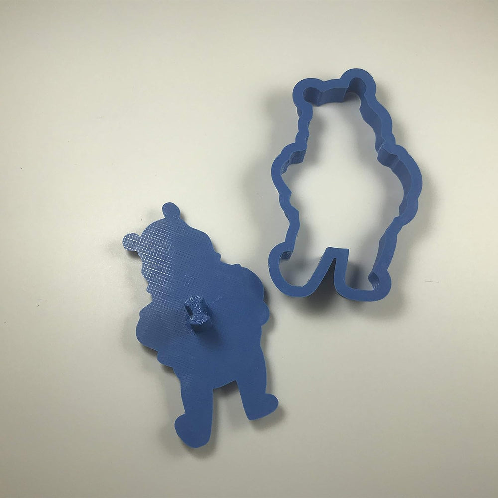 2 forme de biscuiți Winnie the Pooh, albastre