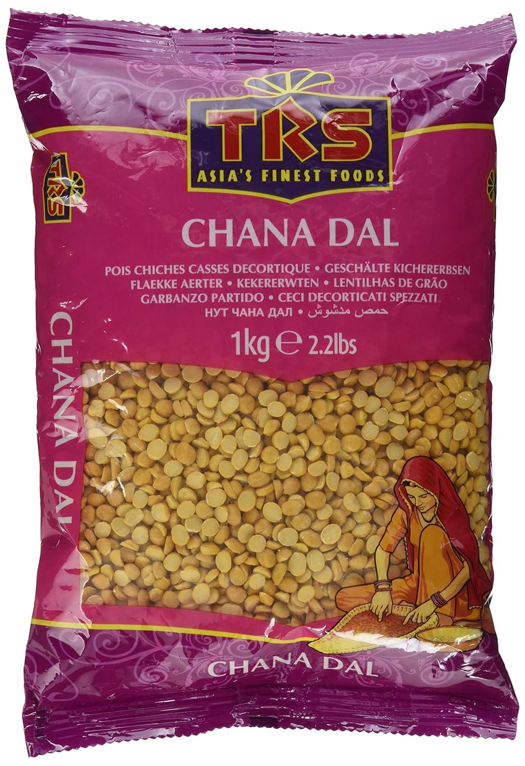 TRS – Csicseriborsó (Chana Dal) – (1 x 1 kg)