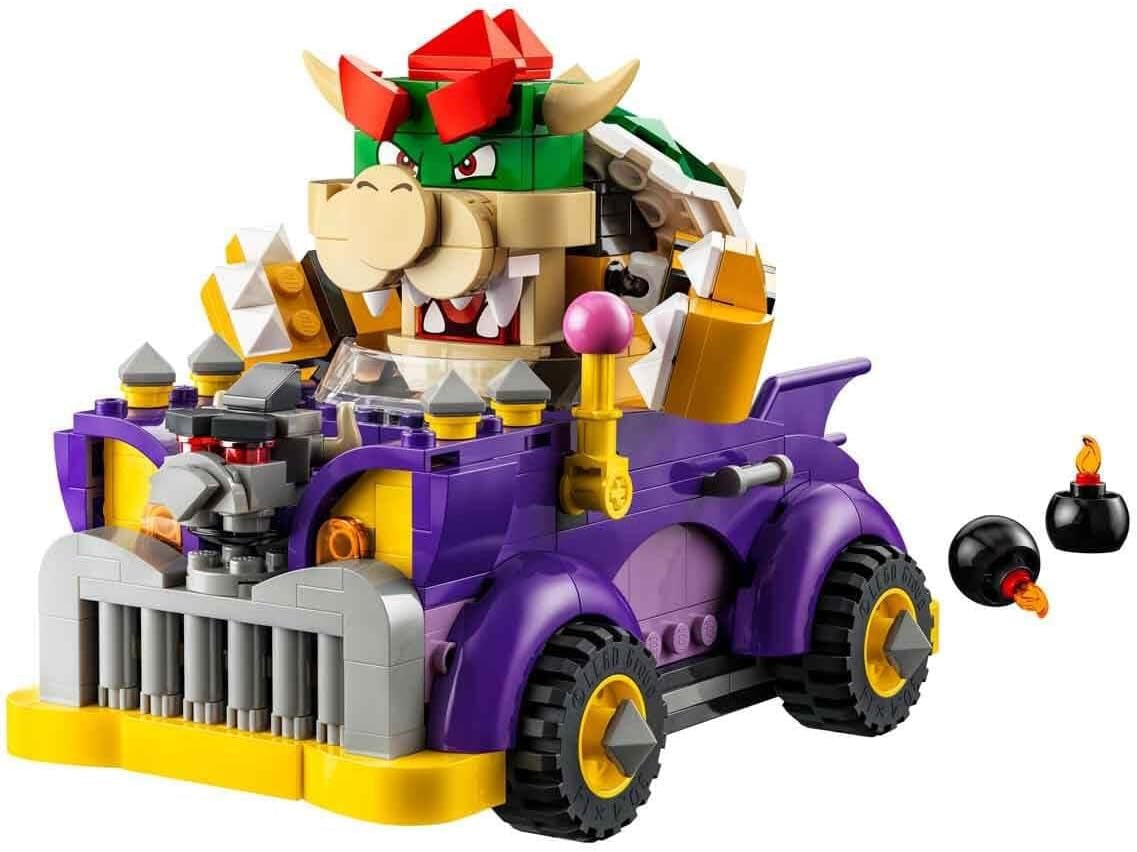 LEGO Super Mario Bowser Monster Cart bővítőkészlet Bowser autós játék fiúknak és lányoknak, egykarakteres készlet, játékos ajándék 8 éves korig 71431 építőkészlet Besuche den LEGO-Store