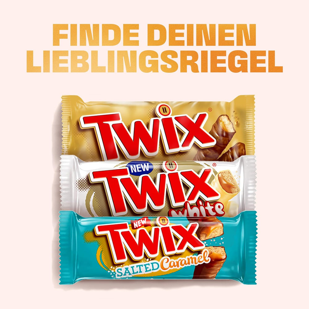 Twix fehér csokoládé; karamell, keksz, fehér csokoládé; több csomag csokoládé; 5 rúd (5 x 46 g)