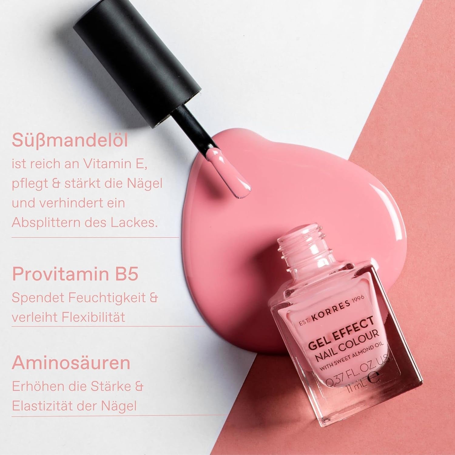 Korres édes mandula körömfesték - 53, Royal Red