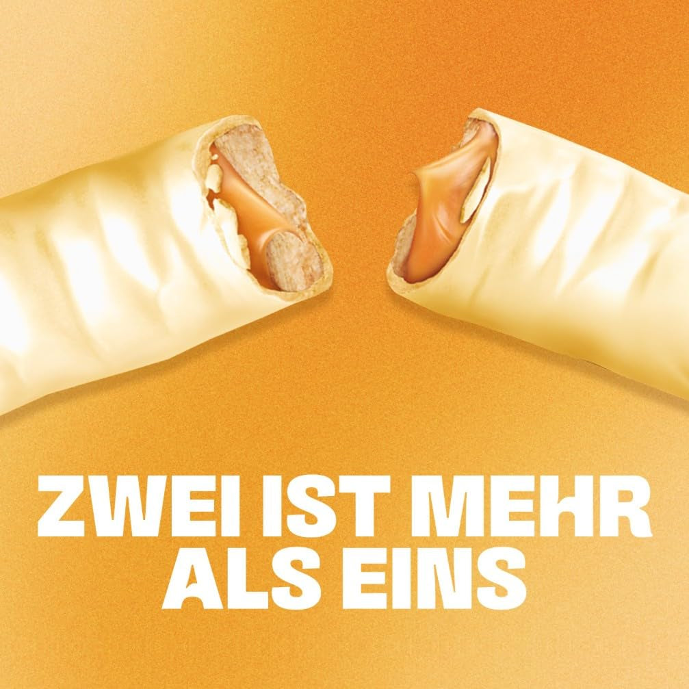 Twix fehér csokoládé; karamell, keksz, fehér csokoládé; több csomag csokoládé; 5 rúd (5 x 46 g)