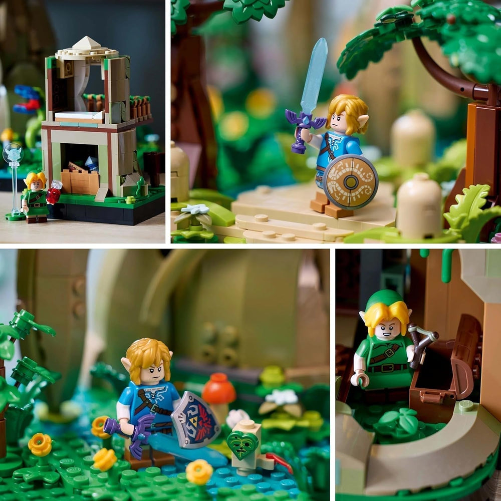 LEGO The Legend of Zelda Deku Tree 2-Az 1-ben - gyűjthető darab Zelda hercegnővel és 3 Link minifigurával - építőkészlet felnőtteknek és ajándékötlet videojáték-rajongóknak - 77092 Építőkészlet Besuche den LEGO-Store