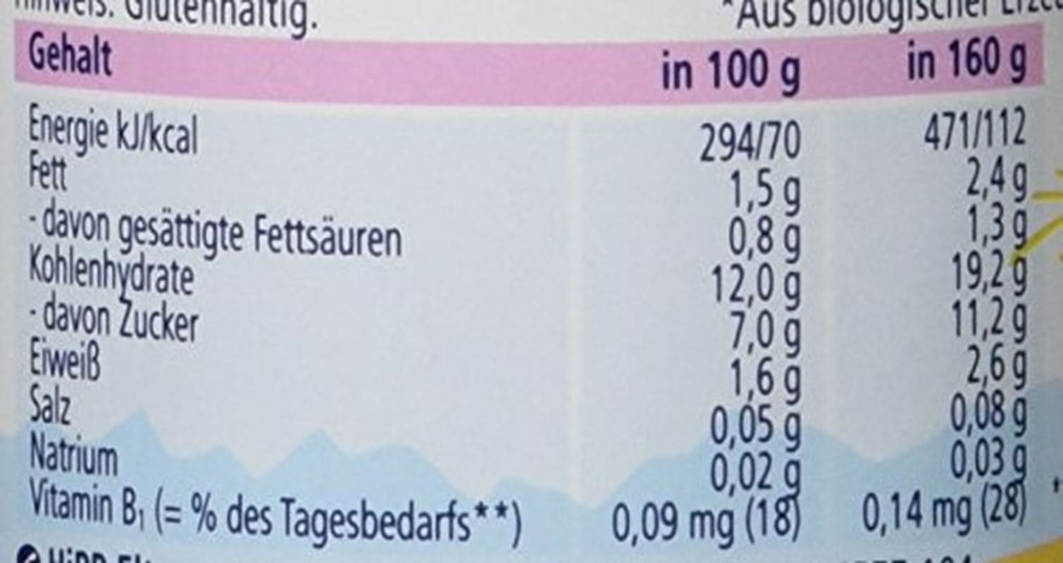 Muesli Hipp cu căpșuni și iaurt de mere, pachet de 6 X 160 grame Mama si Copilul Naty Shop