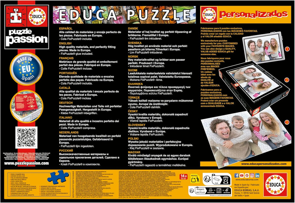 Educa - 1500 darabos puzzle felnőtteknek | A japán kert. Méretek: 85 X 60 cm. Tartalmazza a Fixpuzzle puzzle ragasztót. 14 éve (19937) Puzzle Naty Shop