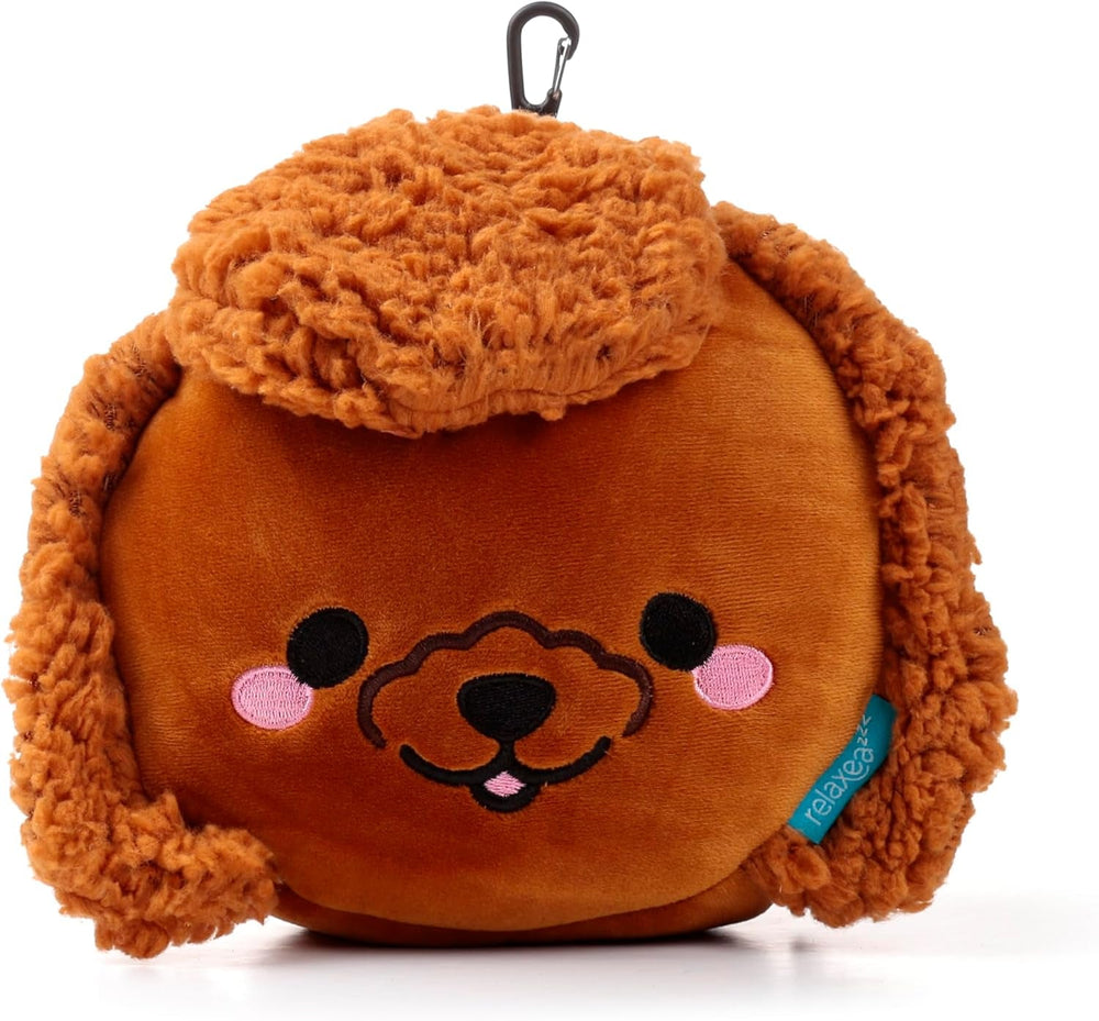 Puckator pernă de călătorie cu mască de ochi Relaxeazzz - Gigi pudelul - animale drăguțe Perne calatorie Naty Shop