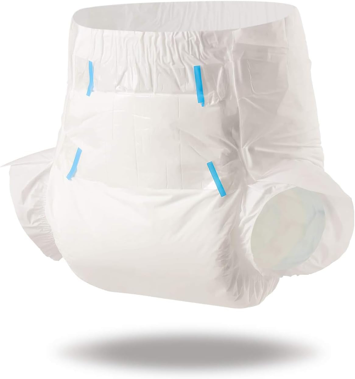 CutiePlusU felnőtt pelenkák, száraz felület, maximális nedvszívó képesség éjszaka, eldobható inkontinencia pelenka - kék, rózsaszín, fehér, 3 csomag (közepes 71-96 cm)