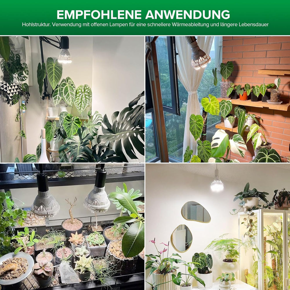 SANSI 36W teljes spektrumú E27 beltéri növénytermesztési fényű, magas PPFD növekedési lámpák üvegházhatású kerthez, virágos zöldség hidroponikához Méret Ø11,5 * 13,3 cm