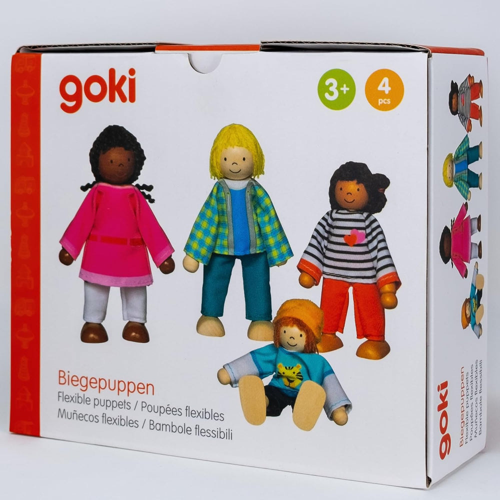 51463 - Păpuși flexibile Familie interculturală