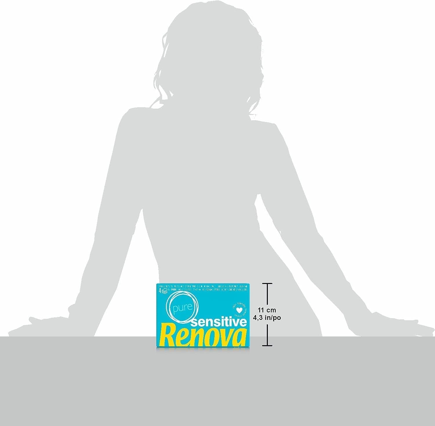 Renova Handkerchiefs Sensitive Pure - 6 pachete de servetele albe