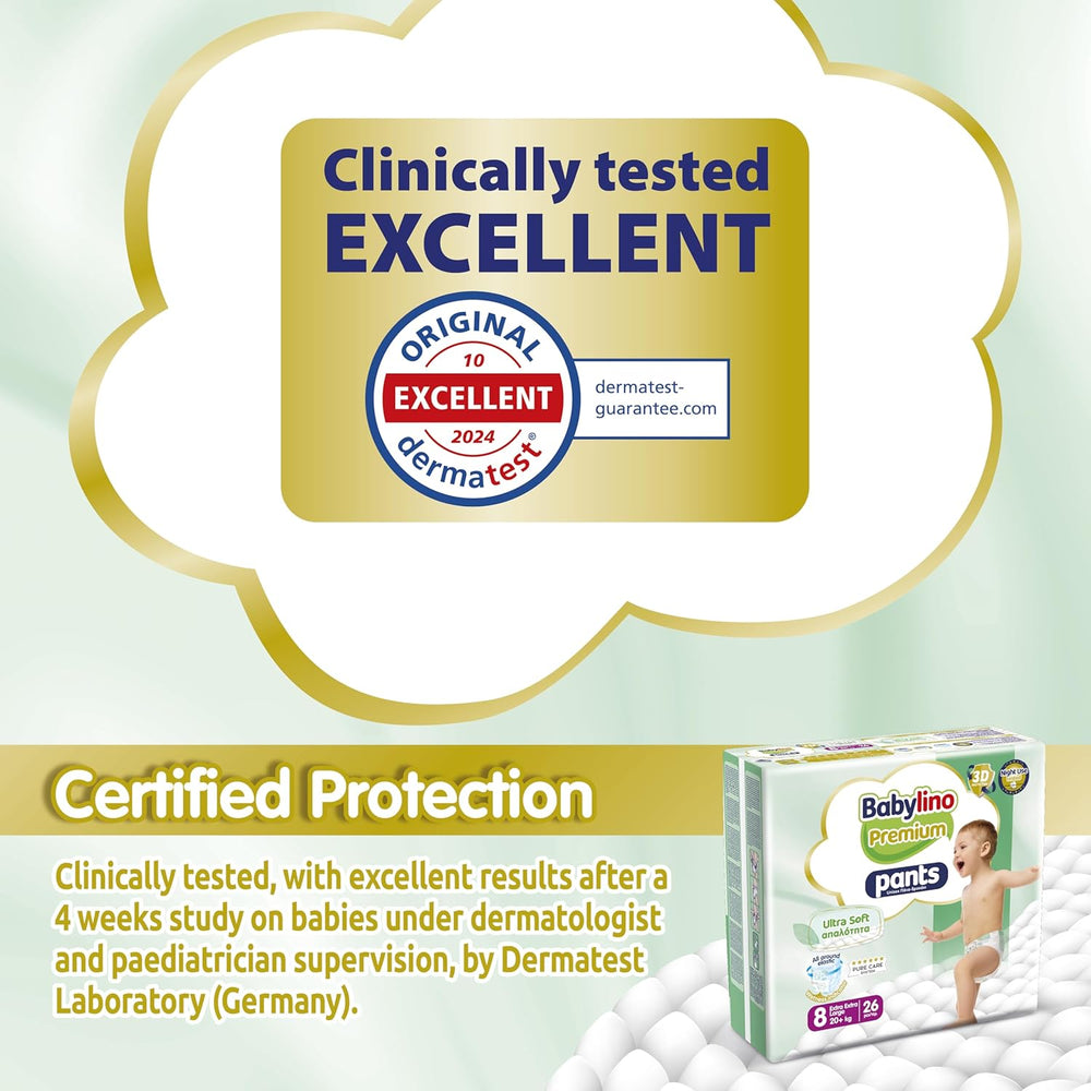 Prémium 8-as méretű nadrág Ultra-Soft szűrővel, XXL (20+ kg), 104 darab