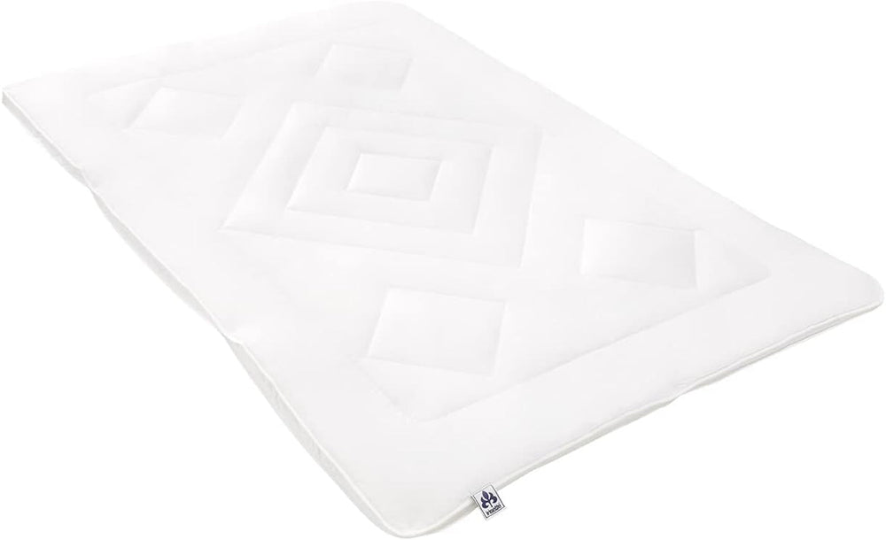 Plapumă Irisette Noblesse pentru toate anotimpurile - Made in Germany - Cuvertură cu capac din bumbac pur, 135 X 200 Cm, certificat Ã-ko-Tex Plapumi si pilote Naty Shop Singur 155 cm X 200 cm 4 sezoane