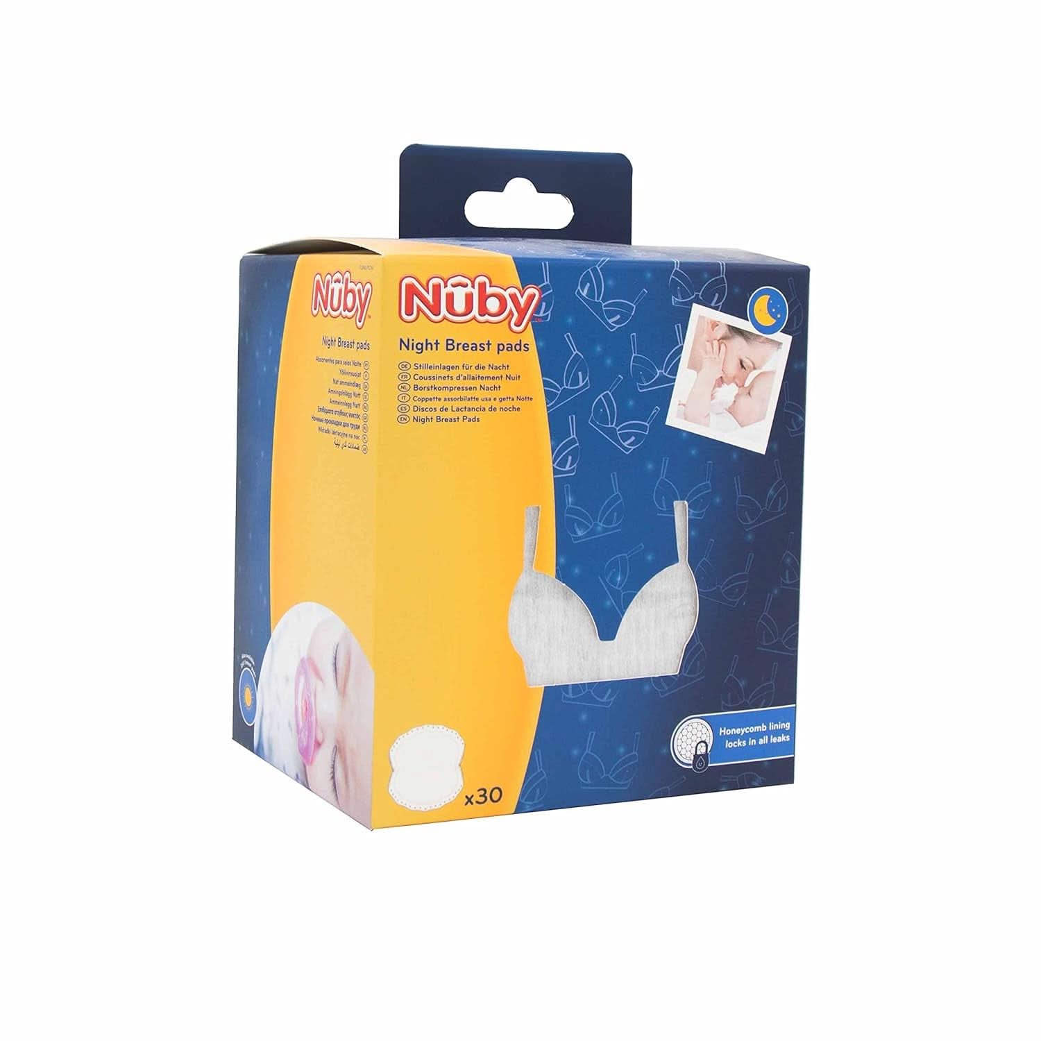 Nuby - 2 csomag ultrafinom szoptatóbetét éjszakára - 2 x 30 darab Kiegészítők Étel és szoptatás Bebe Naty Shop