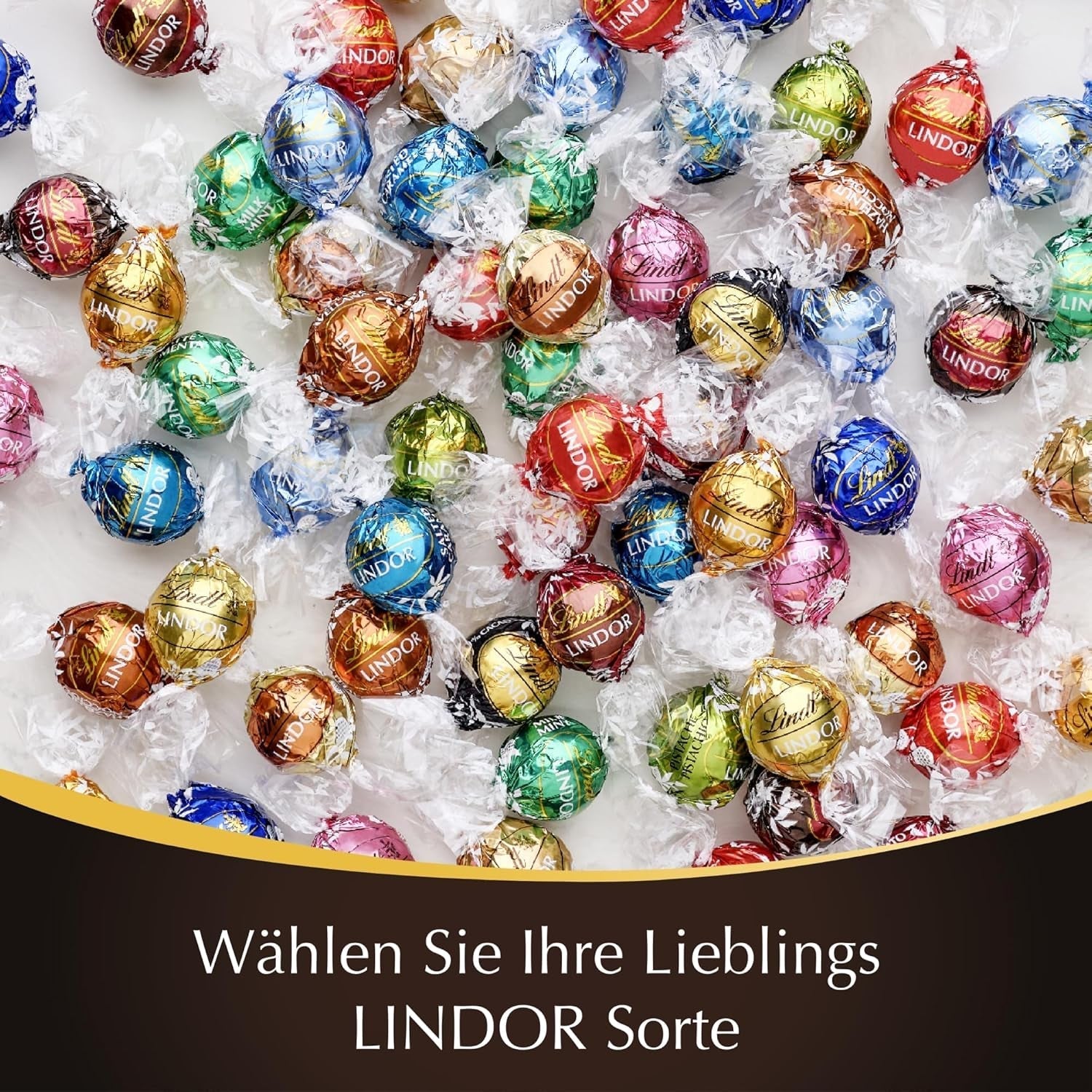 Lindt Chocolate LINDOR Balls 70%, 137 grame Bomboane de Ciocolata Naty Shop