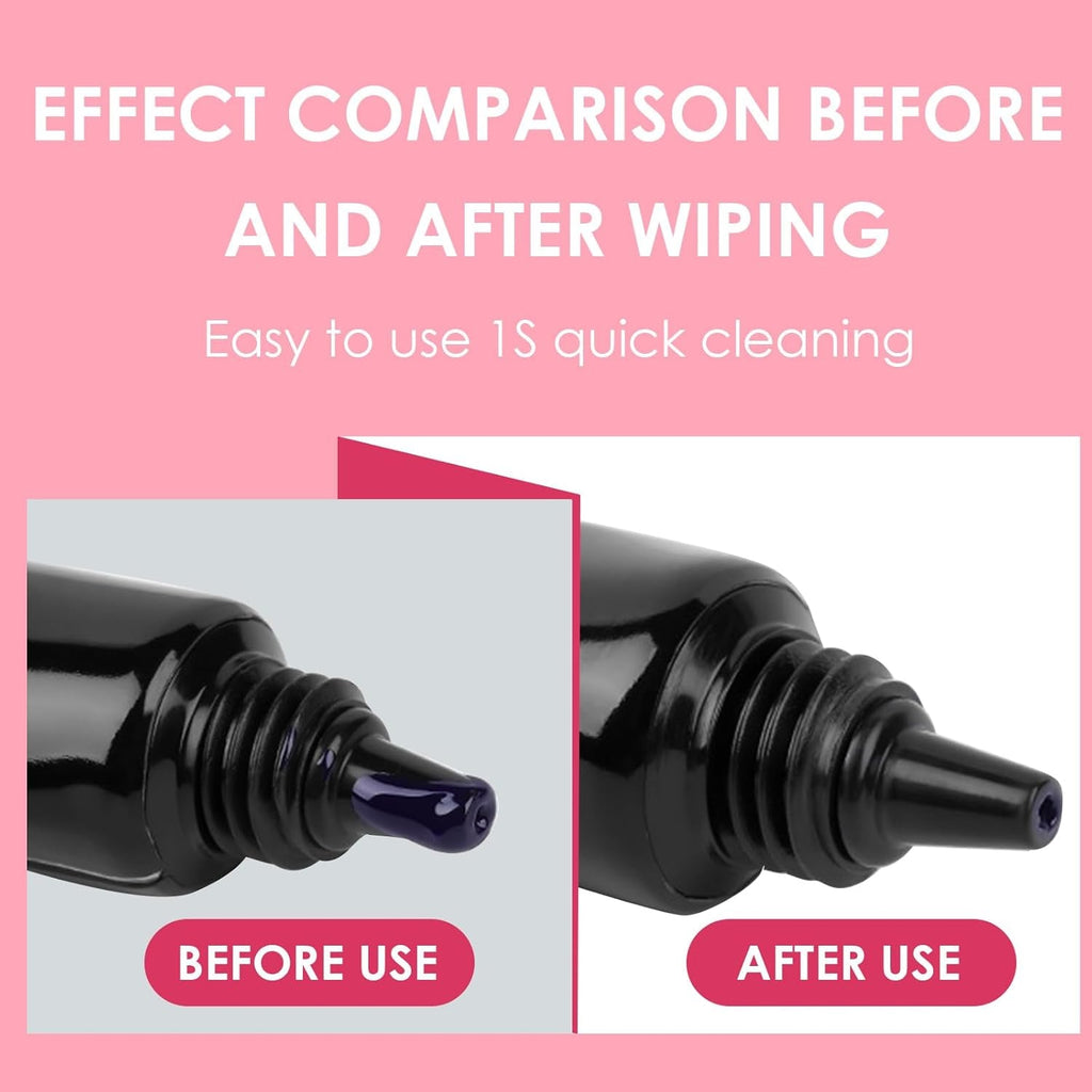 330 Stück Fusselfrei Nägel Wattepads, Fusselfreie Nageltücher, Nagel Wischtücher Wattepads, Nagellack Entfernen Für Cleaner Gelnägel Nail Wipes Pads (Weiß)