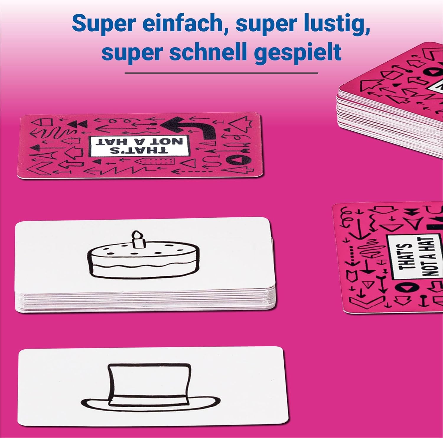 Ravensburger - 20954 That's Not a Hat - Bulijáték, Kártyajáték 3-8 játékos számára, Szórakoztató szórakozás 8 éves kortól - Születésnapi ajándékok