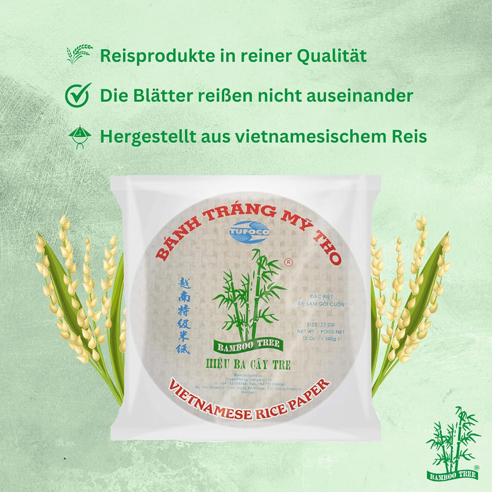 BAMBUSZFA - Rizspapír 31 cm. (Nyári tekercs) - 44 x 340 g - Multipack