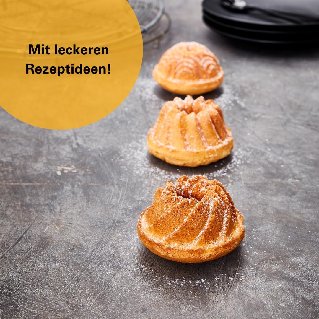 Birkmann, Contoura, Gugelhupfblech Violet, Backform Aus Aluguss, Mit Antihaftbeschichtung Und Rezept, 887077 Sütőformák és tálcák Naty Shop