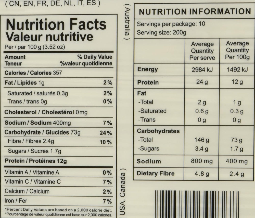 Búzamészta (Sanghaj), 1 csomag (1 x 2 kg)
