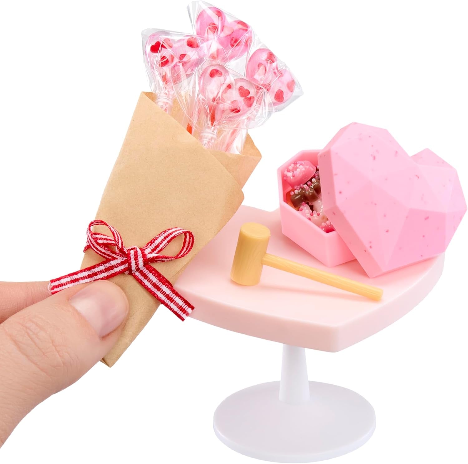 MGA's Miniverse Make It Mini with Love – Mini-Sammlerstücke, DIY Kunstharz-Bastelspiel, Valentinstag-Serie, Nachgebildete Lebensmittel, Nicht Essbar - für Sammler & Kinder ab 8 Jahren