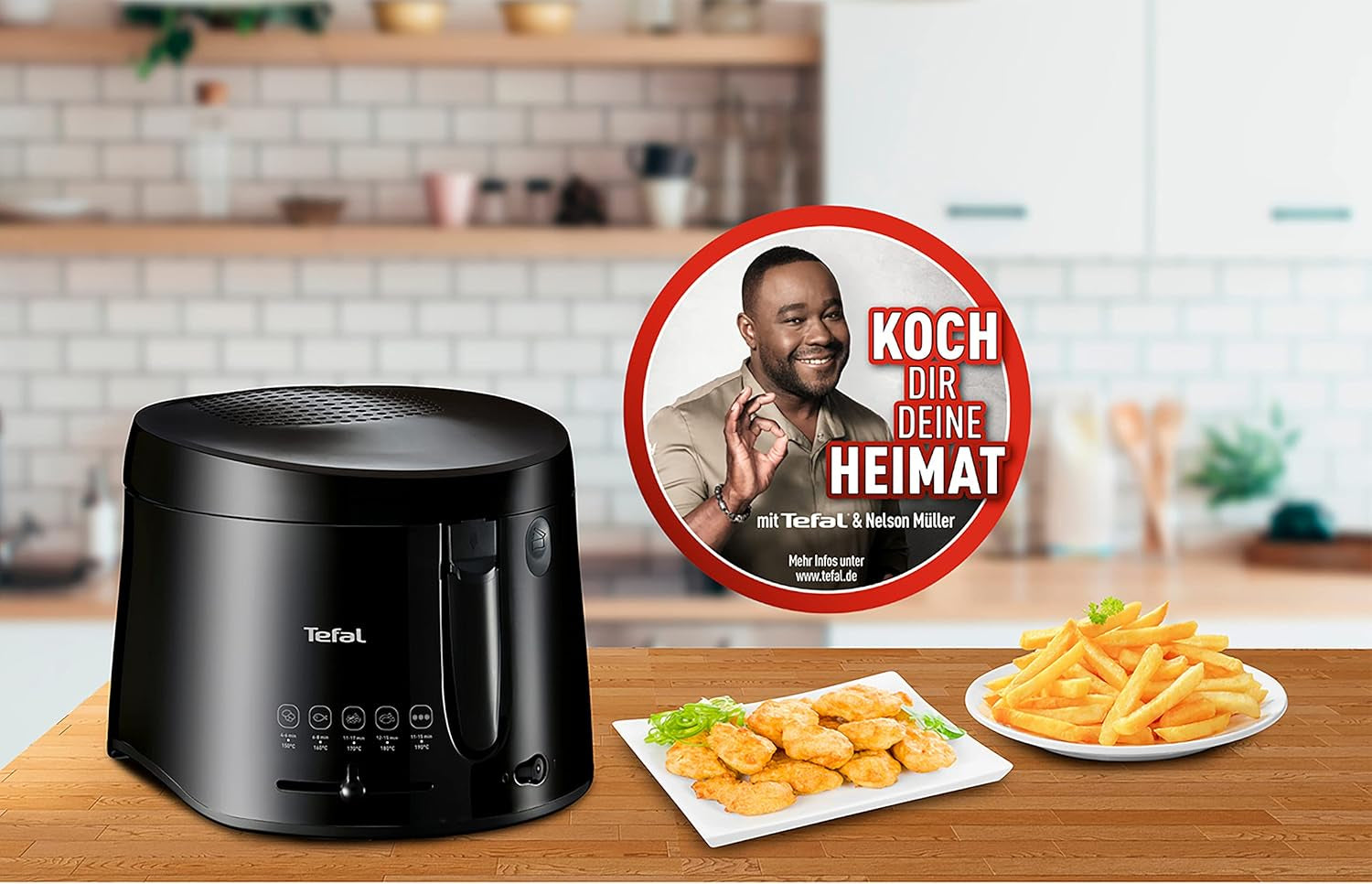 Tefal Maxi Fry Fryer, Cool Wall technológia, 1,2 kg, állítható termosztát Appliances Naty Shop