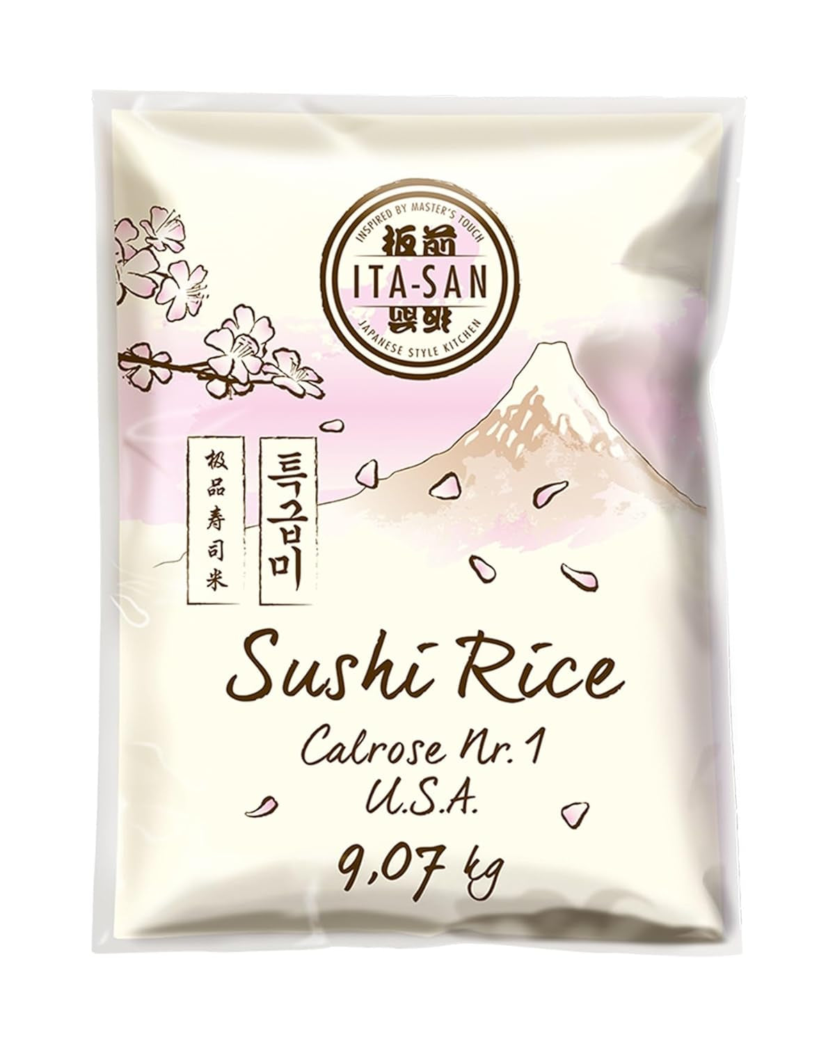 ITA-SAN Calrose / Rizs sushihoz, 1 csomag (1 x 9,07 kg)