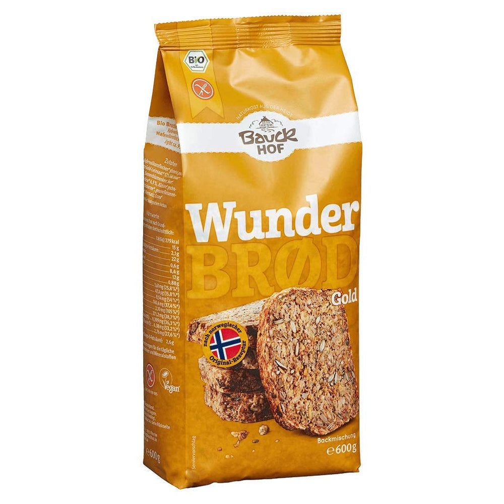 Wunderbrød Gold, 600 G Naty Shop 600 G (1. csomag)