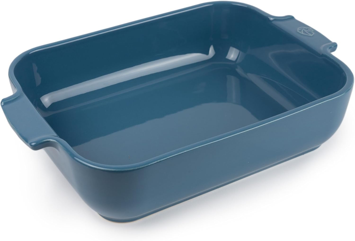 Peugeot Appolia Rechteckige Auflaufform Mit Griffen, Keramik, Schiefer / Grau, 7,2X31X21,7 cm, Fassungsvermögen: kb. 2 L, 60060 Formák és tepsiek Naty Shop Hellblau