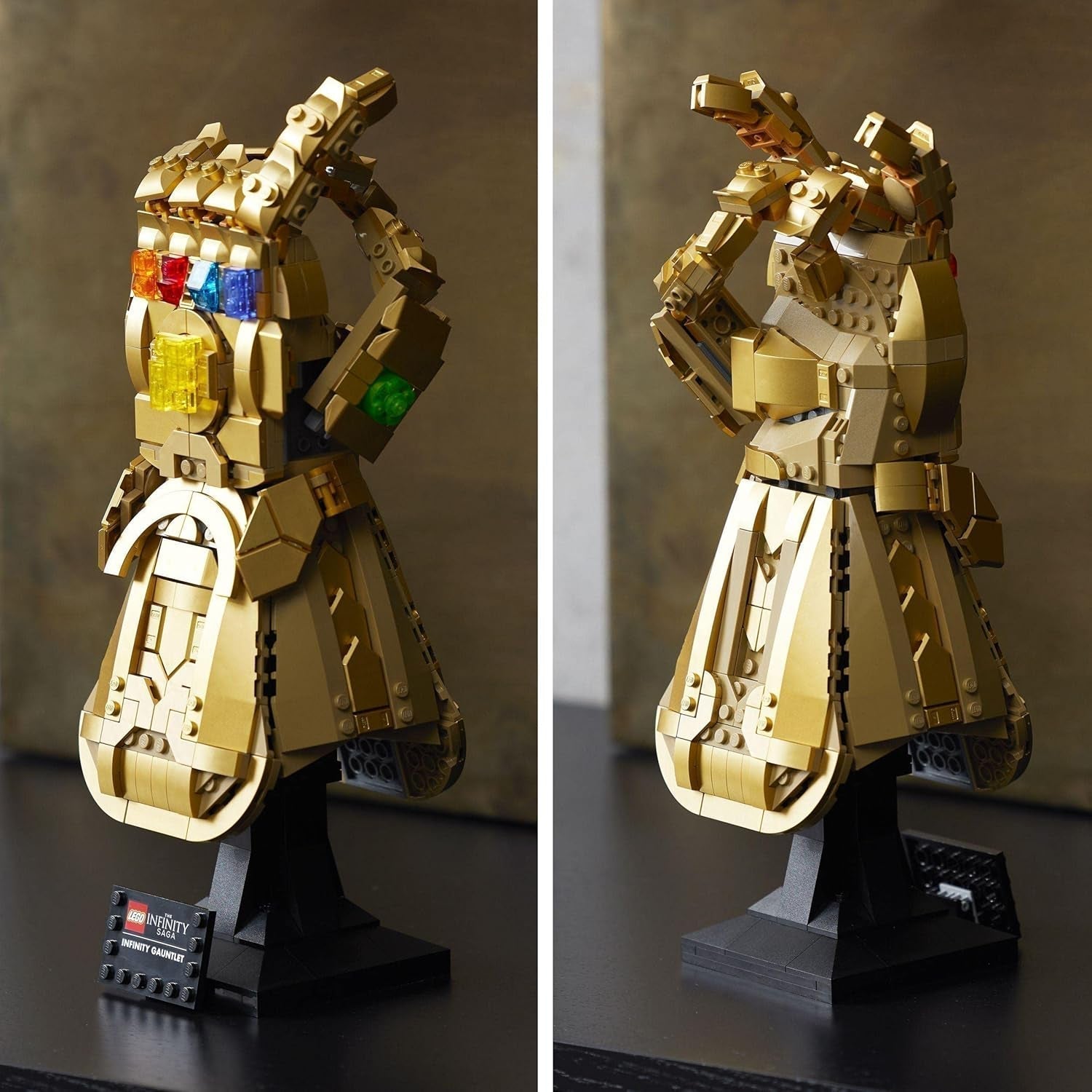 LEGO 76191 Marvel Super Heroes Infinity Glove Avengers Thanos kesztyű modellépítő készlet felnőtteknek rajongói elem Ajándék férfiaknak nőknek Her Him építőkészletek Besuche den LEGO-Store