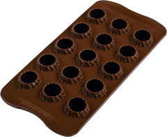 Silikomart 199384, Flame Chocolate 3D Forma