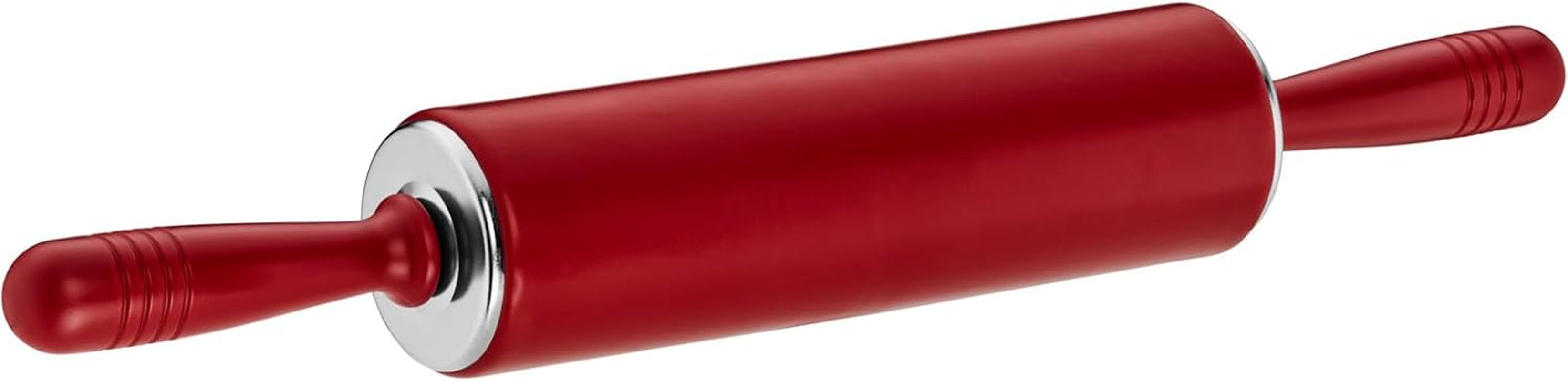 Eredeti Kaiser Original Kaiserflex Red Teigroller Silikon 49 x 6,5 cm, Nudelholz Silikon mit Metallkern, ergonómikus Griffe, 200°C-os ütésállóság, rothadás