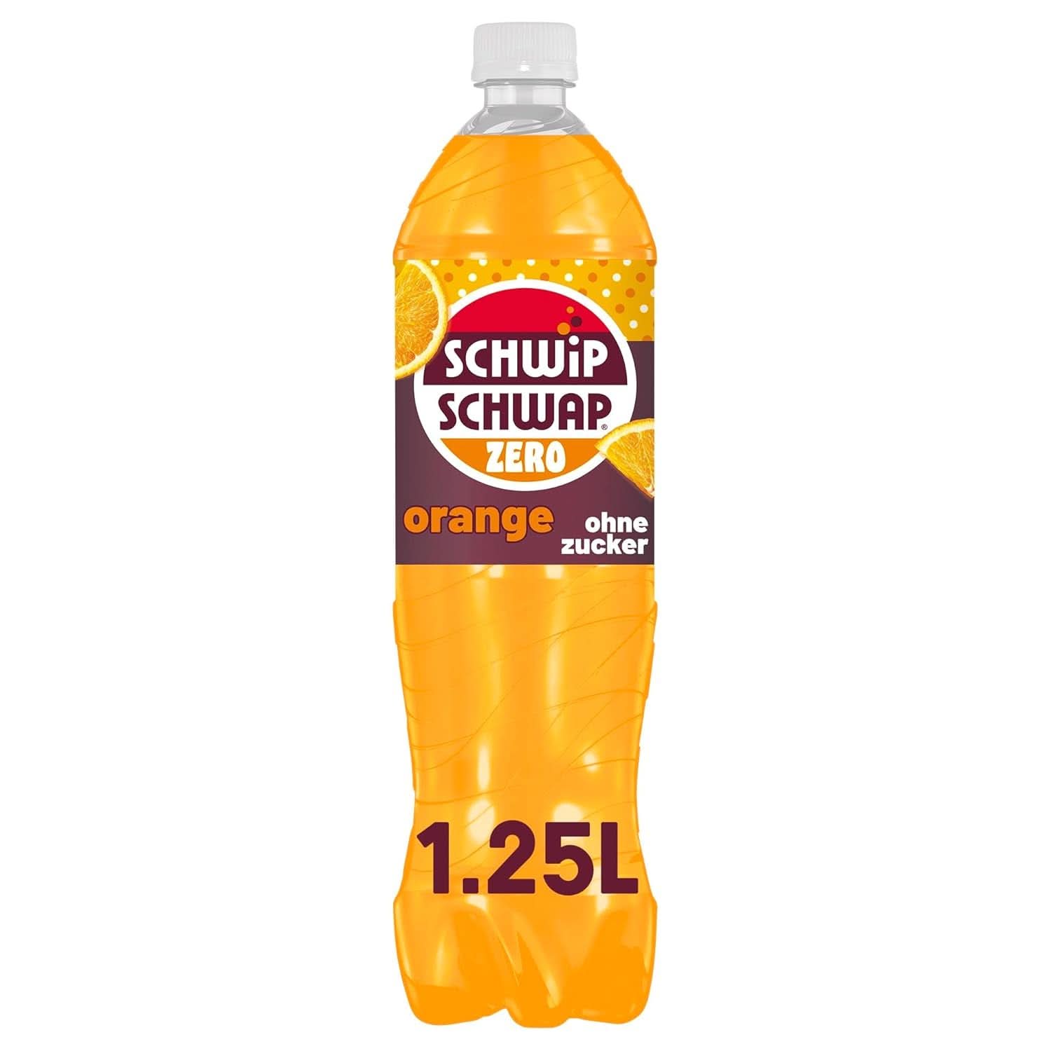 Schwip Schwap Zero Orange, narancs ízű üdítő, készlet 6 x 1,25 liter Alkoholmentes italok Naty Shop