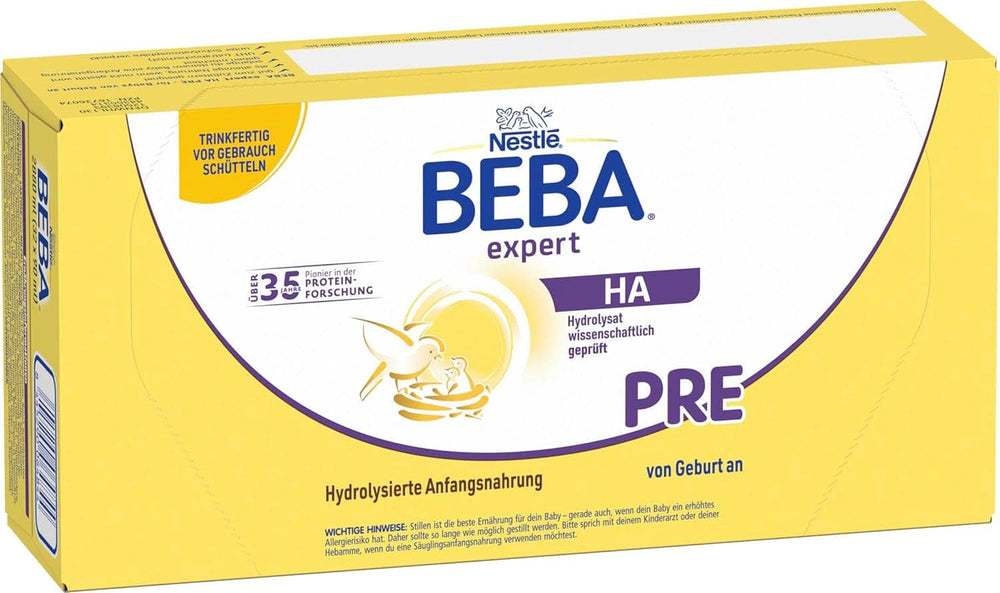 BEBA Nestlé BEBA EXPERT HA PRE Formula pentru sugari hidrolizată Mama si Copilul Naty Shop 32 x 90 ml